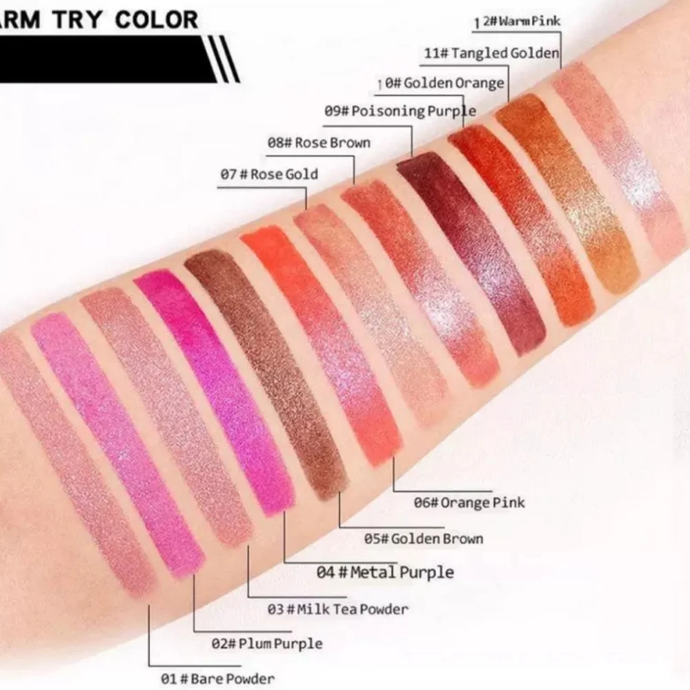 Matte Shimmer Lip Gloss Long Lasting #15
